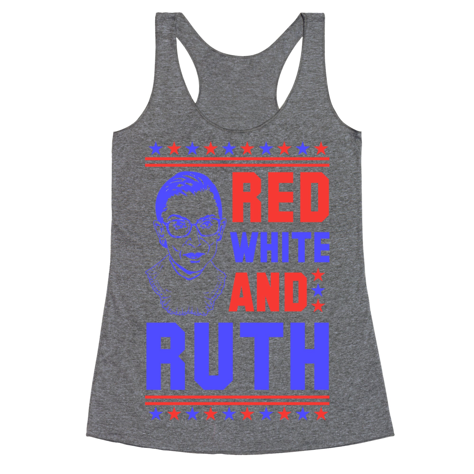 Red White and Ruth Racerback Tank